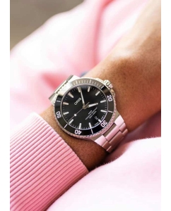 Купить Швейцарские механические наручные часы Oris 01-733-7787-4154-07-8-22-04PEB  в E-mobi