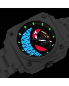 Купить Швейцарские механические керамические наручные часы ROMAGO RM113-WH  в E-mobi