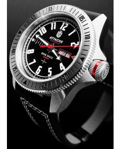 Купить Российские механические наручные часы ATTACHE OPEN-SPACE-SBLACK  в E-mobi