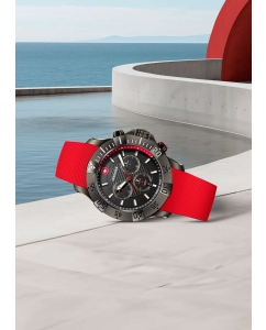 Купить Швейцарские наручные часы Wenger 01.0643.128 с хронографом  в E-mobi