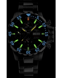 Купить Швейцарские механические титановые наручные часы BALL DC3226A-S4C-BK с хронографом  в E-mobi