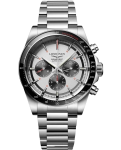 Купить Швейцарские механические наручные часы Longines L3.835.4.72.6 с хронографом в E-mobi