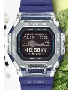 Купить Японские спортивные наручные часы Casio G-SHOCK GBX-100S-2 с хронографом  в E-mobi