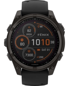 Купить Умные часы Garmin Fenix 8 Solar Sapphire Titan DLC 010-02906-11 в E-mobi