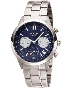 Купить Титановые наручные часы Boccia Titanium 3737-02 с хронографом в E-mobi