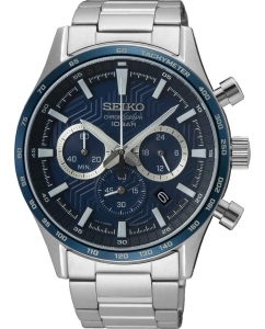 Купить Японские наручные часы Seiko SSB445 с хронографом в E-mobi