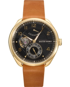 Купить Японские механические наручные часы MASTER WORKS MW08YB-FDLBO8 в E-mobi