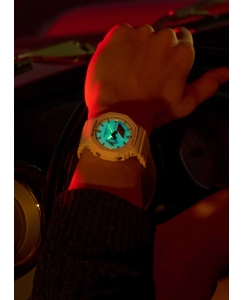 Купить Японские наручные часы Casio G-SHOCK GA-2100HDS-7A с хронографом  в E-mobi