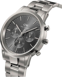 Купить Наручные часы Daniel Wellington Iconic Chronograph 42 Link Graphite  в E-mobi