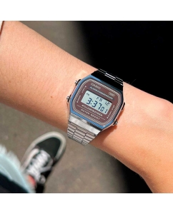 Купить Японские наручные часы Casio Vintage A168WA-5A с хронографом  в E-mobi