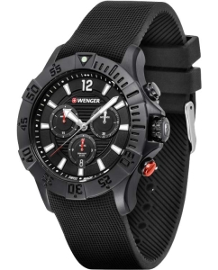 Купить Швейцарские наручные часы Wenger 01.0643.120 с хронографом  в E-mobi