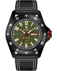 Купить Российские механические наручные часы ATTACHE OPEN-SPACE-BGREEN в E-mobi