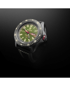 Купить Российские механические наручные часы ATTACHE OPEN-SPACE-BGREEN-LUM-GREEN  в E-mobi