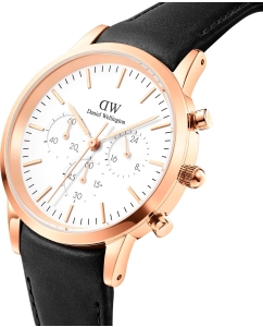Купить Наручные часы Daniel Wellington Iconic Chronograph 42 Sheffield RG White  в E-mobi