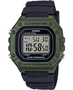 Купить Японские наручные часы Casio Collection W-218H-3A с хронографом в E-mobi