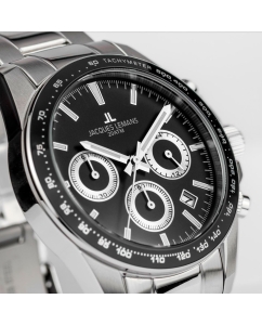 Купить Наручные часы Jacques Lemans 1-1877E с хронографом  в E-mobi