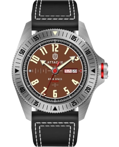 Купить Российские механические наручные часы ATTACHE OPEN-SPACE-SBROWN в E-mobi