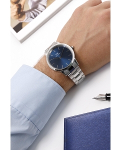 Купить Наручные часы Daniel Wellington Iconic Link Arctic 40 S Blue  в E-mobi