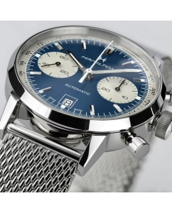 Купить Швейцарские механические наручные часы Hamilton H38416141 с хронографом  в E-mobi