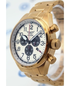 Купить Швейцарские наручные часы Aviator V.2.25.2.173.5 с хронографом  в E-mobi