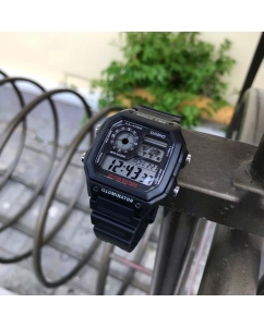 Купить Японские наручные часы Casio Illuminator AE-1200WH-1A с хронографом  в E-mobi