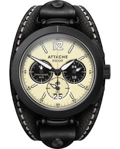 Купить Российские наручные часы ATTACHE PILOT-CHRONO-BB с хронографом в E-mobi