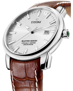 Купить Швейцарские механические наручные часы Titoni 83188-S-ST-575  в E-mobi