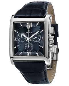 Купить Российские серебряные наручные часы NIKA 1064.0.9.83H.B с хронографом в E-mobi