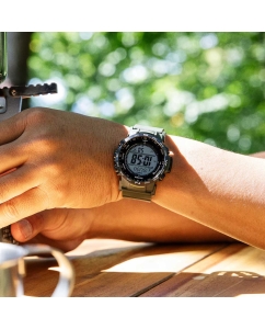 Купить Японские наручные часы Casio Pro Trek PRW-35Y-3B с хронографом  в E-mobi