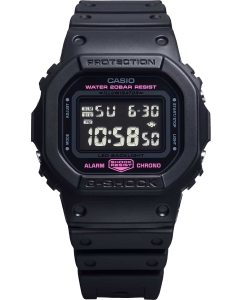 Купить Японские наручные часы Casio G-SHOCK DW-5600PK-1 с хронографом  в E-mobi