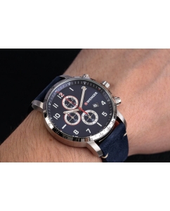 Купить Швейцарские наручные часы Wenger 01.1543.109 с хронографом  в E-mobi