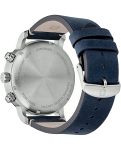 Купить Швейцарские наручные часы Wenger 01.1543.109 с хронографом  в E-mobi