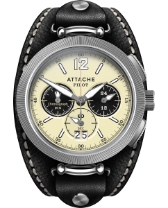 Купить Российские наручные часы ATTACHE PILOT-CHRONO-SB с хронографом в E-mobi