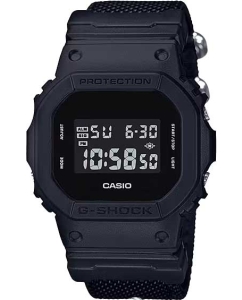 Купить Японские наручные часы Casio G-SHOCK DW-5600BBN-1E с хронографом в E-mobi