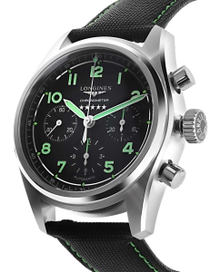 Купить Швейцарские механические титановые наручные часы Longines L3.829.1.53.2 с хронографом  в E-mobi