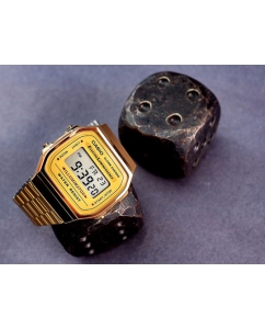 Купить Японские наручные часы Casio Vintage A-168WG-9 с хронографом  в E-mobi