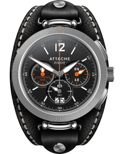 Купить Российские наручные часы ATTACHE PILOT-CHRONO-SBL с хронографом в E-mobi