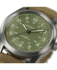 Купить Швейцарские механические титановые наручные часы Hamilton H70205860  в E-mobi