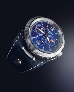 Купить Российские наручные часы ATTACHE PILOT-CHRONO-SBLUE с хронографом  в E-mobi