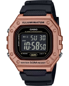 Купить Японские наручные часы Casio Collection W-218HM-5B с хронографом в E-mobi