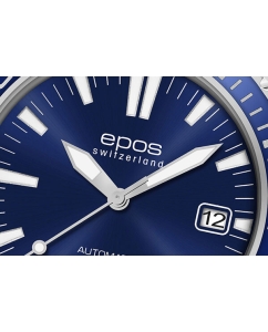 Купить Швейцарские механические наручные часы Epos 3438.131.96.16.30  в E-mobi