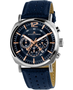 Купить Наручные часы Jacques Lemans 1-1645I с хронографом в E-mobi