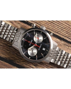 Купить Швейцарские механические наручные часы Titoni 94020-S-681 с хронографом  в E-mobi