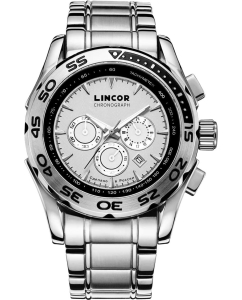 Купить Российские наручные часы Lincor 1012S0B3 с хронографом в E-mobi