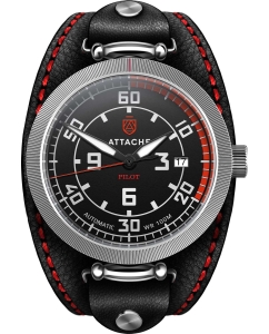 Купить Российские механические наручные часы ATTACHE PILOT-STEEL-BR в E-mobi