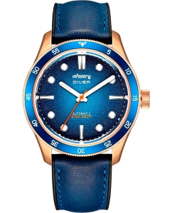 Купить Механические наручные часы Infantry D02-BRZ-BLU в E-mobi