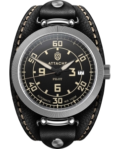 Купить Российские механические наручные часы ATTACHE PILOT-STEEL-BY в E-mobi