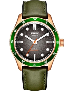 Купить Механические наручные часы Infantry D02-BRZ-GRN в E-mobi