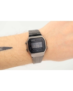 Купить Японские наручные часы Casio Vintage A168WEGG-1BEF с хронографом  в E-mobi
