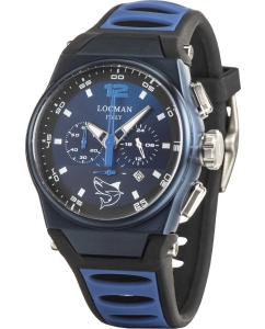 Купить Наручные часы Locman 0555B02SBLBLSKSB с хронографом  в E-mobi